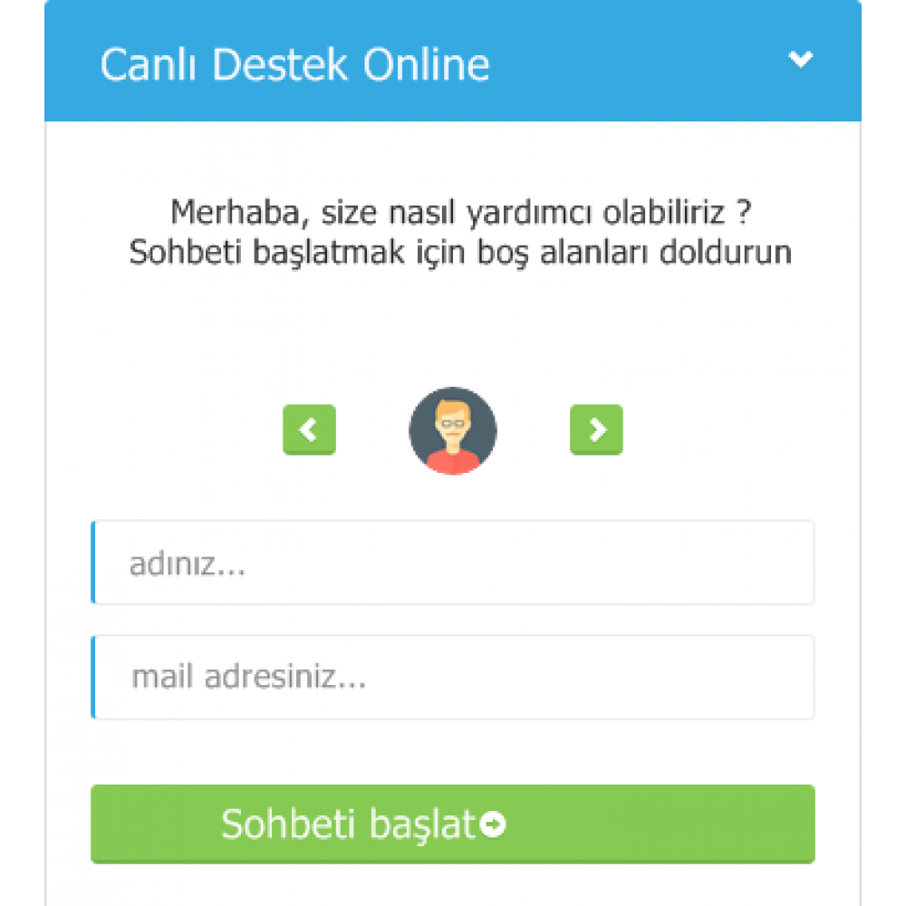 Canlı Destek Paketi v1